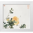 thumbnail image 1 of Lian, Ju 13x12 White Modern Wood Framed Museum Art Print Titled - Insects and Flowers III, 1 of 4