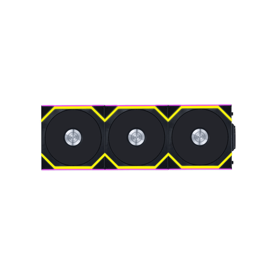 Lian Li 12SL1W3B Wireless 120mm ARGB Case Fans Triple Pack Black