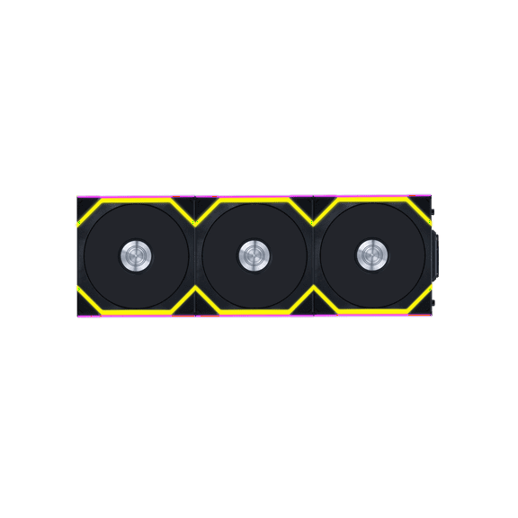 Lian Li 12SL1W3B Wireless 120mm ARGB Case Fans Triple Pack Black