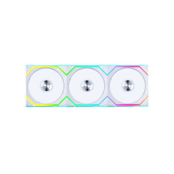 Lian Li 12SL1W3W Wireless 120mm ARGB Case Fans Triple Pack White