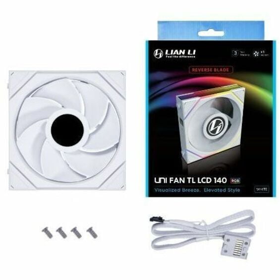Lian Li UNI FAN TL LCD 140 Reverse Blade - Walmart.com