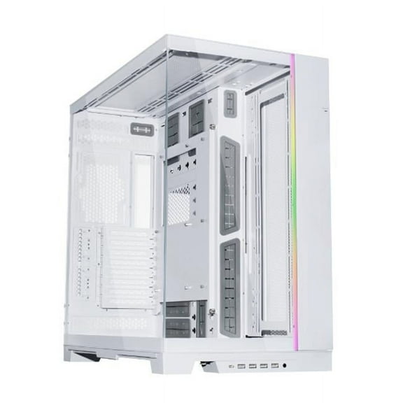Lian Li Dynamic EVO XL Tempered Glass ATX Mid Tower Computer Case, O11DEXL-W.US (White)