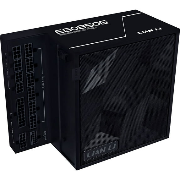 Lian-Li EG0850G EDGE GOLD 850W 80+ Gold Certified Fully Modular ATX Power Supply Unit, Black