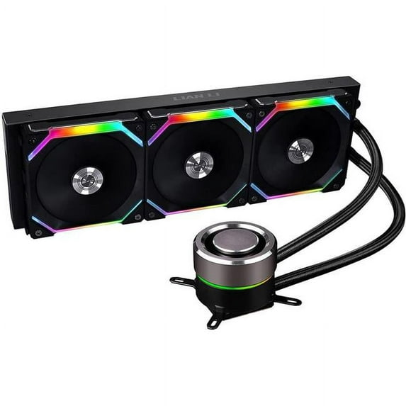 Lian Li GA-360SLB-LGA 360 mm Water Cooler, Black
