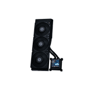 Lian Li Hydroshift 360 AIO- Pre-installed 3 x 28MM fans - Side-mounted coolant pathway - 2.88  LCD Screen - 480   480 Resolution - Captured screenshots or recorded videos Shift AIO -Black HSLCD36SB