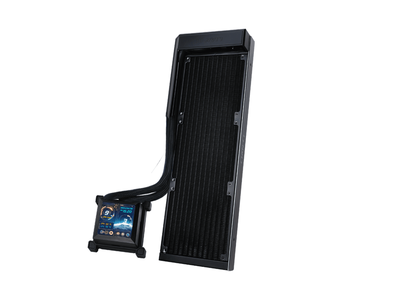 Lian-Li HydroShift LCD AIO 360 Fan-Less Liquid Cooler with 2.88