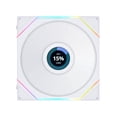 thumbnail image 1 of Lian-Li Lian-Li UNI FAN TL LCD 140mm Fan, White, 1 of 5