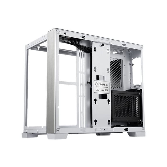 Lian Li O11D Mini-W - Tower - ATX - no power supply (SFX12V/SFX-L12V) - white - USB/Audio