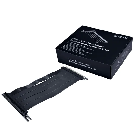 Lian Li - PCIE 5.0 Riser Cable (PW-PCI-520) Premium PCI-E 16X 5.0 Length 200 mm;7.87 Inch