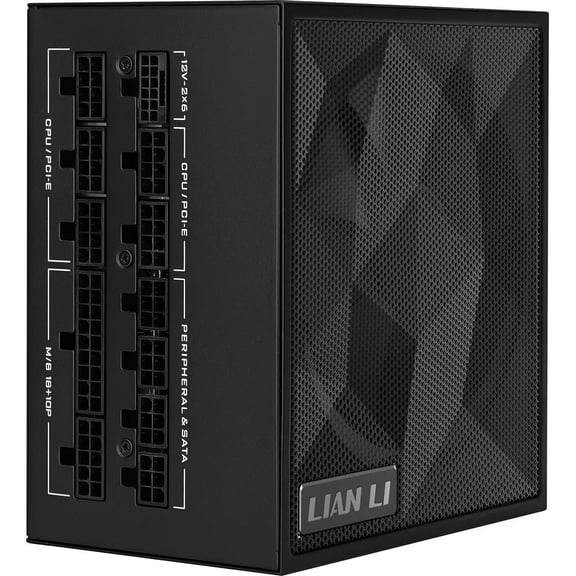 Lian Li SX 1000W Full Modular ATX 3.1 & PCIE 5.1 Power Supply, SX1000P.B (Black)