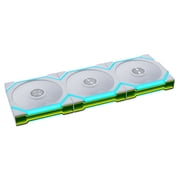 Lian Li UNI FAN SL Flex 120mm Reverse Blade ARGB Fan, 3 Pack, Controller Included - White 12RSL1F3W