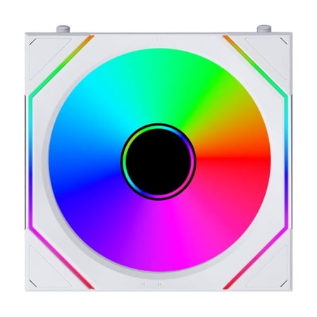 Lian Li UNI FAN SL Infinity Flex 120mm Reverse Blade ARGB Fan, Single Pack, Controller Not Included, White (12RSLIN1F1W)