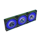 Lian Li UNI FAN SL Infinity LCD Flex 120mm Reverse Blade ARGB Fan, 3 Pack, Controller Not Included, Black 12RSLIND1F3B