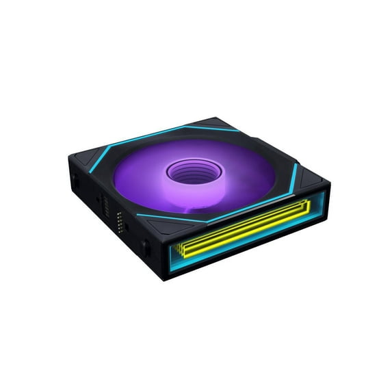 Lian Li 12RSLIN1W1B Wireless 120mm ARGB Case Fan SL-Infinity Reverse Blade Single Black