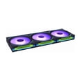 thumbnail image 1 of Lian Li 12SLIN1W3B Wireless 120mm ARGB Case Fans SL-Infinity Triple Pack Black, 1 of 7