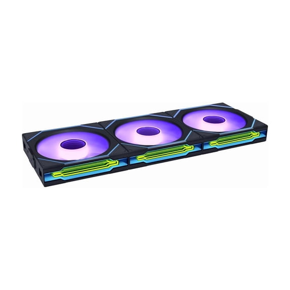 Lian Li 12SLIN1W3B Wireless 120mm ARGB Case Fans SL-Infinity Triple Pack Black