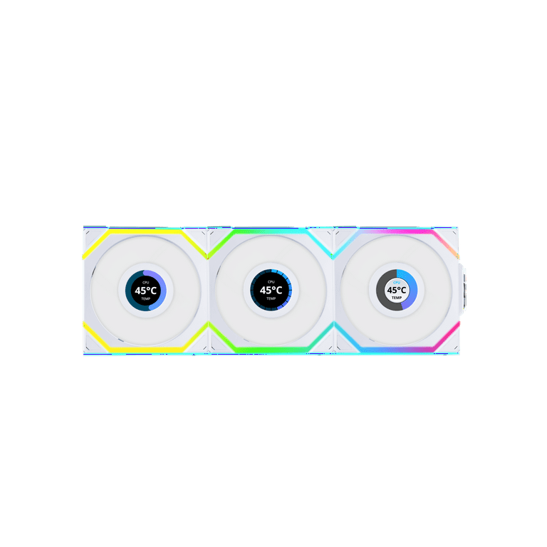 Lian Li UNI Fan SL - LCD Wireless 120 - Triple Pack (Reverse Blade