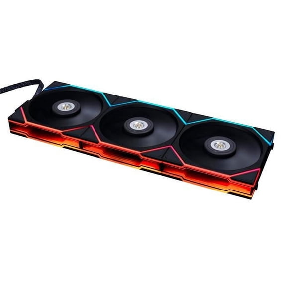Lian Li 12RTL3B.US UNI FAN TL 120 Reverse Blade/Black/Triple Pack/ With Controller