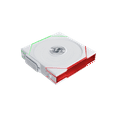 thumbnail image 1 of Lian Li 12RTL1W1W Wireless 120mm ARGB Case Fan Reverse Blade Single White, 1 of 8