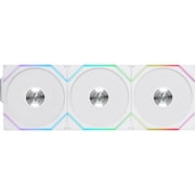 Lian-Li UNI FAN TL Wireless 120mm ARGB Case Fan with Controller, White, 3-Pack