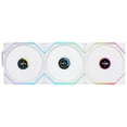 thumbnail image 1 of Lian-Li UNI FAN TL Wireless 1.6" LCD 120mm ARGB Case Fan with Controller, White, 3-Pack, 1 of 5
