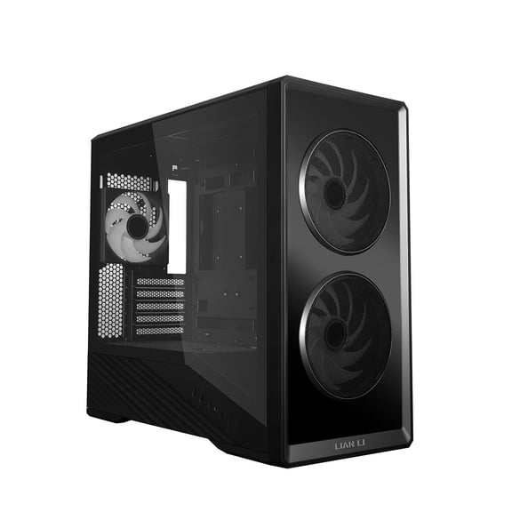 Lian-Li Vector V150 INF ARGB Tempered Glass M-ATX Mini Tower Computer Case, Black