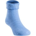 thumbnail image 1 of Lian LifeStyle 1 Pair Children Wool Crew Socks. , Soft and Durable HRL1801 Size 12M-24M (Blue) 1p-c8, 1 of 6