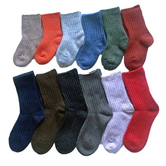 Lian LifeStyle 3 Pairs Children Socks Size 11-13cm Boy Random Color