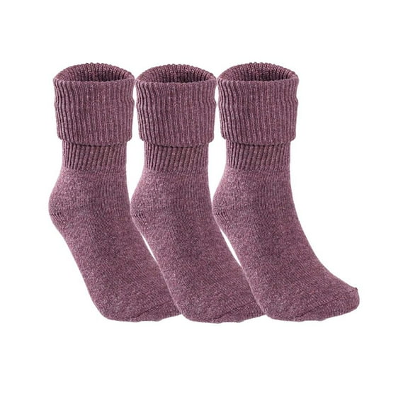Lian LifeStyle Big Girl's Women's Gorgeous Wool Blend Crew Socks L1885 Size 6-9