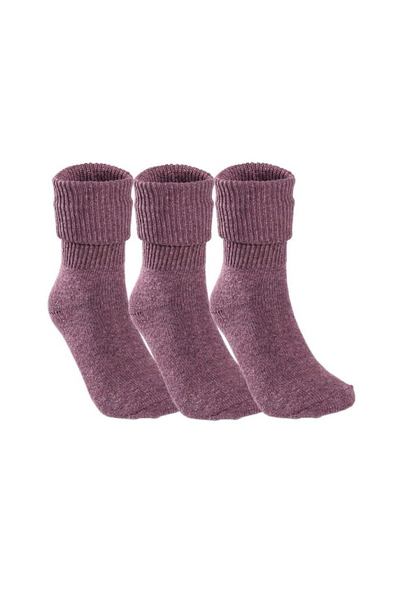 Lian LifeStyle Big Girl's Women's Gorgeous Wool Blend Crew Socks L1885 Size 6-9