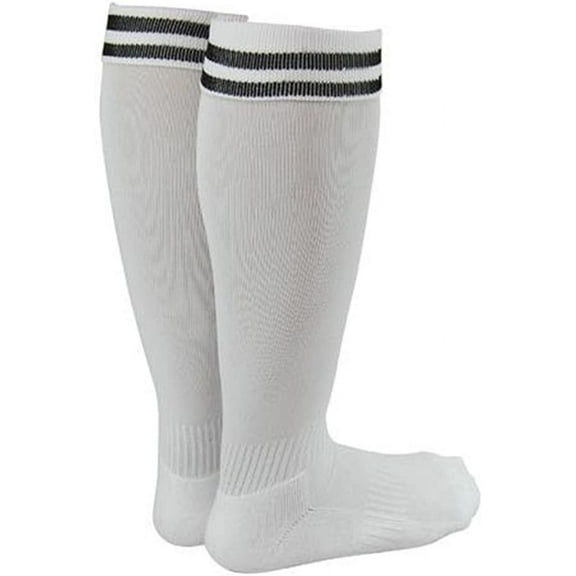 Lian LifeStyle Boy's 1 Pair Knee High Sports Socks for Baseball/Soccer/Lacrosse XL002 XXS White