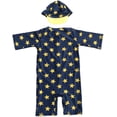 thumbnail image 1 of Lian LifeStyle Boy's 2 Pcs Swim Set, UPF 50+ Sun Protection 5T(Navy), 1 of 4