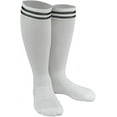 thumbnail image 1 of Lian LifeStyle Boys 1 Pair Knee High Sports Socks for Baseball/Soccer/Lacrosse XL002 XS White, 1 of 4