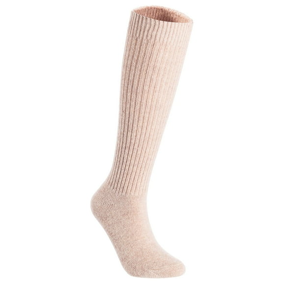 Lovely Annie Fascinating Children's 1 Pair Knee High Wool Blend Boot Socks Resistant, Comfortable and Health Focused Size L(4-6Y)-(Beige)