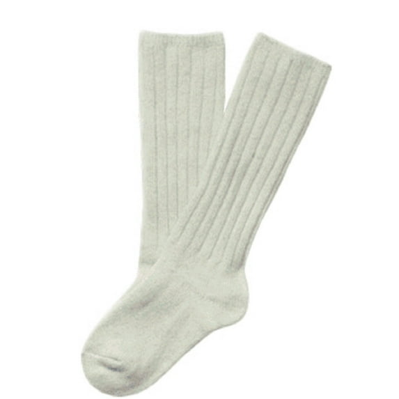 Lian LifeStyle Children 1 Pair Knee High Wool Socks Size 0-2Y (Cream)