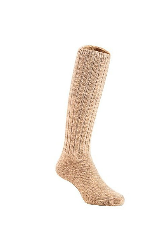 Children 1 Pair Knee High Wool Socks Size 4-6Y Beige