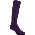 thumbnail image 1 of Lian LifeStyle Children 1 Pair Knee High Wool Socks Size 4-6Y (Purple), 1 of 4