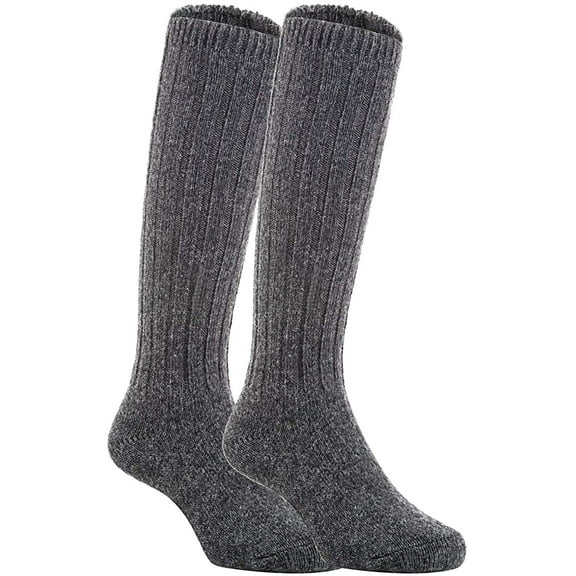 Lian LifeStyle Children 2 Pairs Knee High Wool Boot Socks MFS02 Sizes OY-6Y