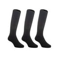 thumbnail image 1 of Lian LifeStyle Children 3 Pairs Knee High Socks Size 0-2Y (Black), 1 of 4