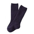 thumbnail image 1 of Lian LifeStyle Children 3 Pairs Knee High Socks Size 0-2Y (Purple), 1 of 4