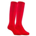 thumbnail image 1 of Lian LifeStyle Children 6 Pairs Knee High Wool Socks Size 0-2Y Red, 1 of 2
