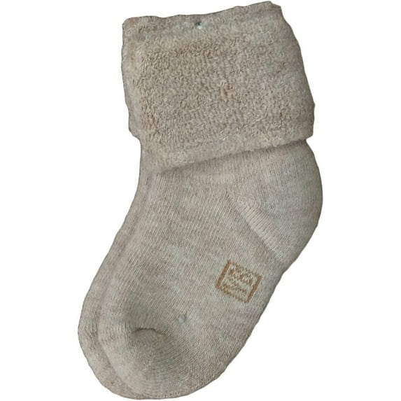 Lian LifeStyle Children's 1 Pair Wool Socks Plain Color 0M-6M (Beige)
