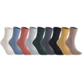 thumbnail image 1 of Lian LifeStyle Cute, Perfect Fit, Cozy Women's 6 Pairs Pack Wool Crew Socks With a Wide Size 6-9 HR1690 Random, 1 of 4