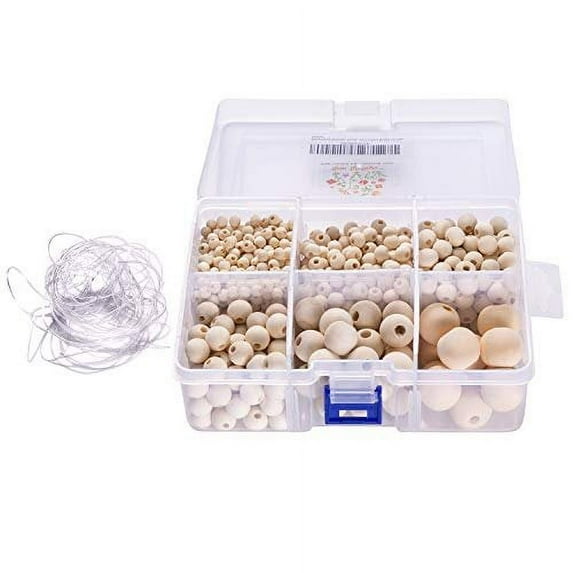 Lian LifeStyle Decorative Wooden Loosen Bead, (5 Count)