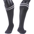 thumbnail image 1 of Lian LifeStyle Exceptional Girl's 1 Pair Knee High Sports Socks for Soccer, Softball, Baseball, Many Other Sports XL003 Size SBlack, 1 of 5