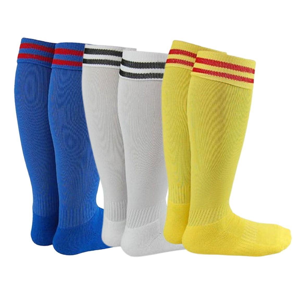 Lian LifeStyle Exceptional Girl's 3 Pair's Knee High Sports Socks for ...