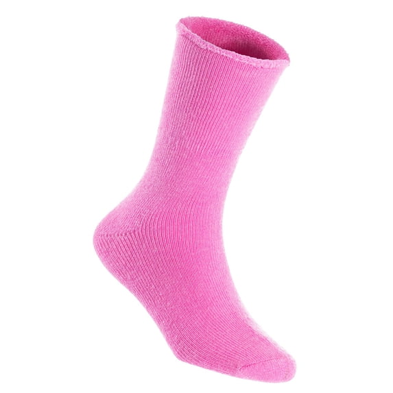 Lian LifeStyle Fantastic Children's Wool Crew Socks, LK0601, Size 6Y-8Y, Color Rose