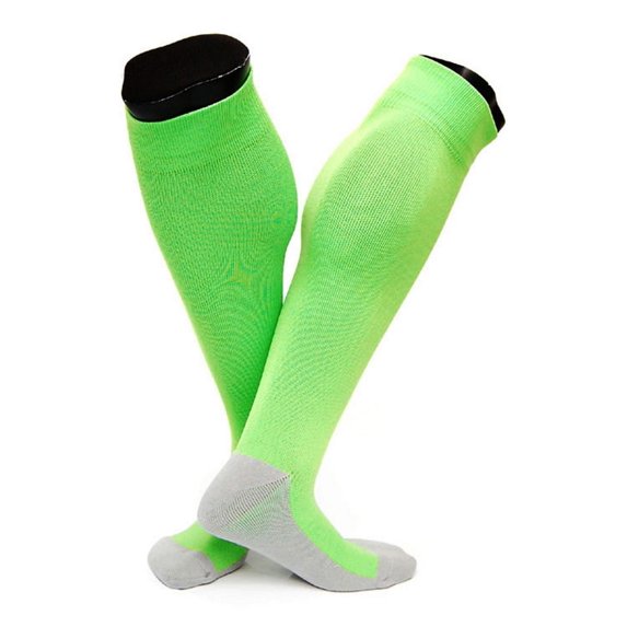 Lian LifeStyle Men's 1 Pair Exceptional Knee High Sports Socks For Soccer, Softball, Basketball and Many Other Sports Size 6-9 XL0020-01(Green)