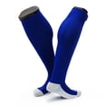 thumbnail image 1 of Lian LifeStyle Men's 1 Pair Exceptional Knee High Sports Socks For Soccer, Softball, Basketball and Many Other Sports Size 6-9 XL0020-02(Navy Blue), 1 of 2