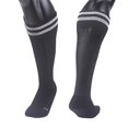 thumbnail image 1 of Lian LifeStyle Men's 1 Pair Knee Length Sports Socks for Baseball/Soccer/Lacrosse M(Black), 1 of 5